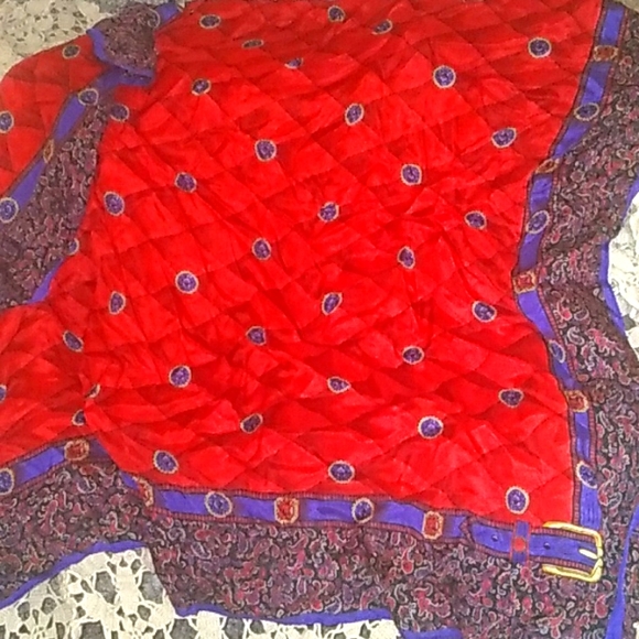 🐎 Vintage Laura Geraldi  EQUESTRIAN SILK SCARF SQUARE EPLVC - Picture 4 of 16